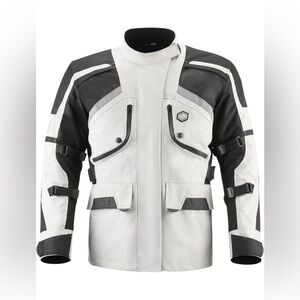 Motorcycle Men's Riding Armored Airflow Jackets Waterproof * Brand New*G…